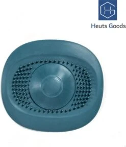 Heuts Goods - Gootsteenzeef - Gootsteenstop - Afvoerzeef - Afvoerstop - Spoelbal - Bad - Douchebak - Keuken - Wasbak - Badkuip - Siliconen - Donkerblauw -Dagelijkse Benodigdheden Winkel 1028x1200