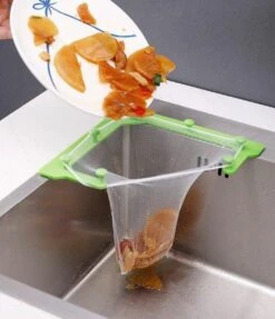 Merkloos Gootsteen Organizer - Gootsteen Afval Netje - Gootsteenontstopper - Spoelbak - Incl. 50 Netjes -Dagelijkse Benodigdheden Winkel 1032x1200