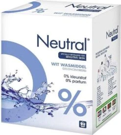 Neutral 0% Wit Parfumvrij Waspoeder - 45 Wasbeurten - Wasmiddel -Dagelijkse Benodigdheden Winkel 1073x1200