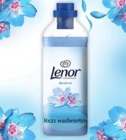 LENOR APRILFRIS WASVERZACHTER -8X21 WASBEURTEN-ST 525ML -Dagelijkse Benodigdheden Winkel 1078x1200