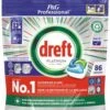 Dreft Platinum Vaatwastabletten All-in-One 86 Stuks