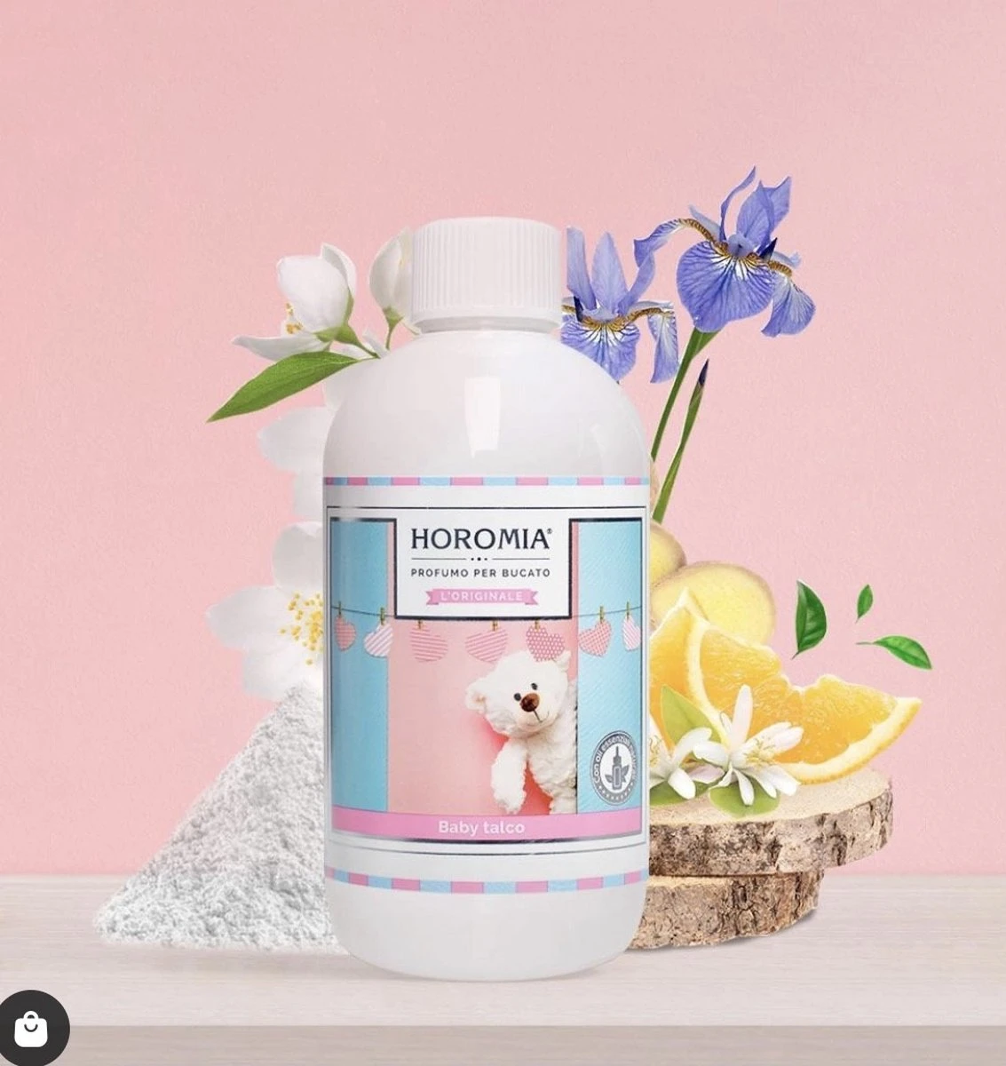 Horomia Wasparfum Baby Talco - 250ml 3 Horomia Wasparfum Baby Talco - 250ml - Afbeelding 3