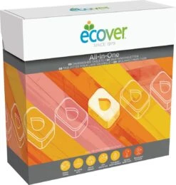 Ecover - Vaatwastabletten All In One - 68 Tabs -Dagelijkse Benodigdheden Winkel 1140x1200 1
