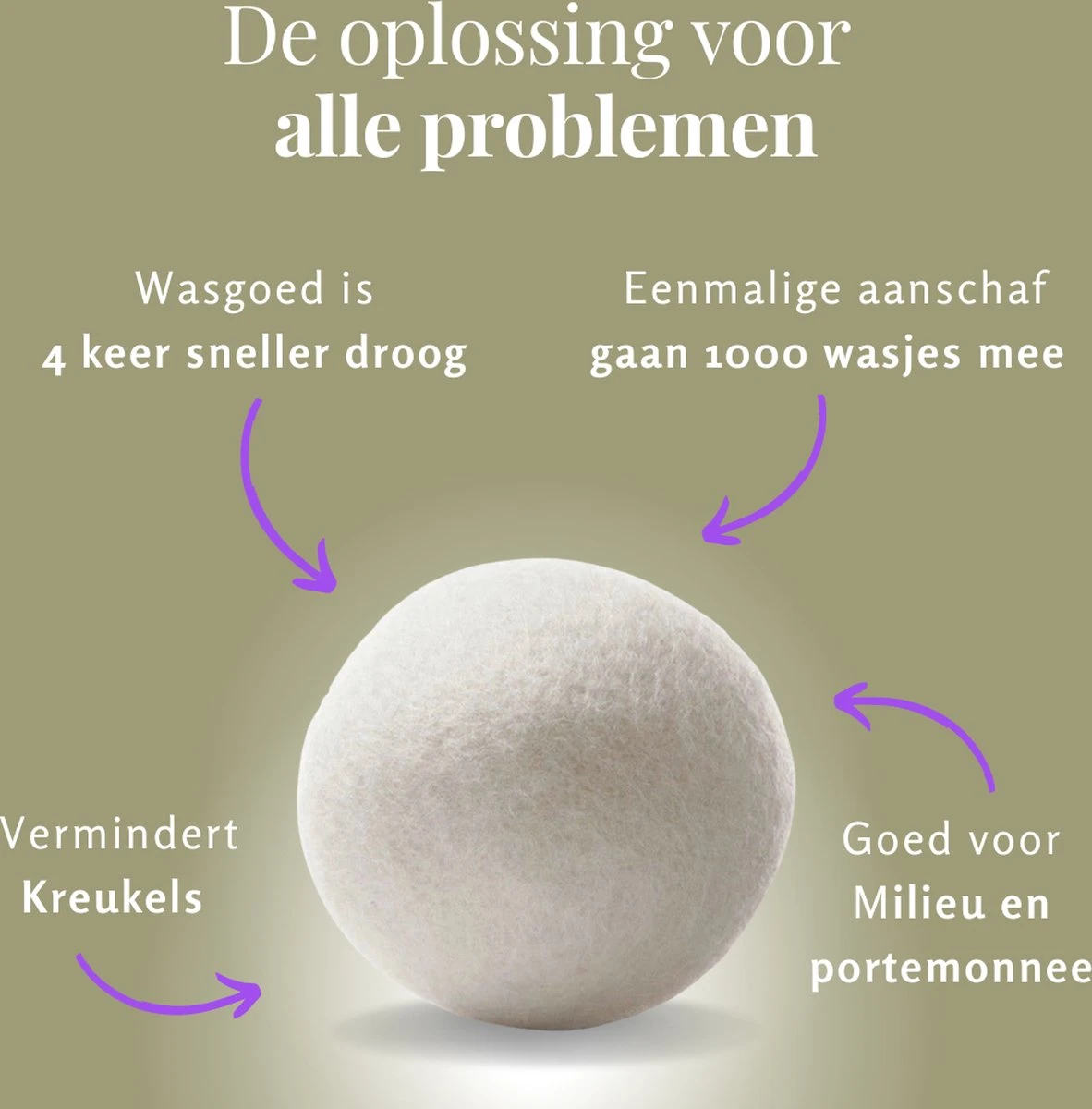Goodlifehacks Originele XL 6 Stuks Drogerballen - Wasbollen - Wasverzachter - Zero Waste Dryerballs - Duurzaam - Herbruikbare Droogballen - Wit & Grijs - Energie Besparen 4 Goodlifehacks Originele XL 6 Stuks Drogerballen - Wasbollen - Wasverzachter - Zero Waste Dryerballs - Duurzaam - Herbruikbare Droogballen - Wit & Grijs - Energie Besparen - Afbeelding 4