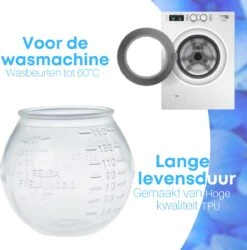 Doseerbol 2 Stuks - Wasbol - Wasbollen Voor Wasmiddel - Doseerdop - Wasbolletjes Voor Wasmachine - Doseerbol Wasmiddel Vloeibaar - Wasmiddel Bol - Wasbal -Dagelijkse Benodigdheden Winkel 1184x1200