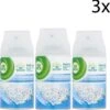 AIRWICK Freshmatic Automatische Spray Refill Frisse Linnen & Witte Bloemen Krimp - (3x250ml)
