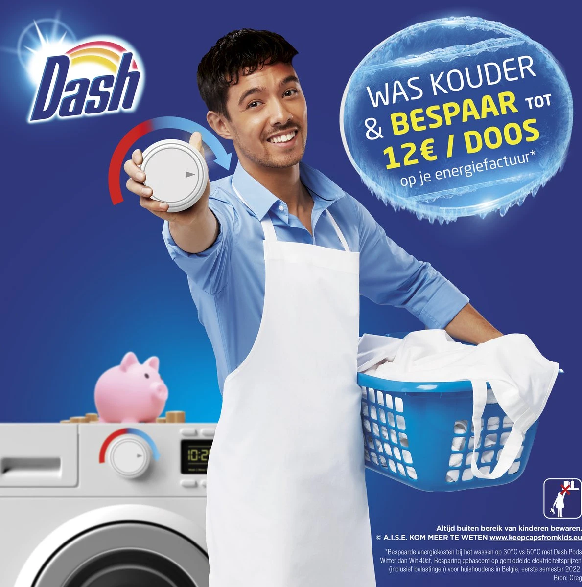 Dash All In 1 Wasmiddel Pods - Oceaanrust Wascapsules - Voordeelverpakking 3 X 40 Wasbeurten 3 Dash All In 1 Wasmiddel Pods - Oceaanrust Wascapsules - Voordeelverpakking 3 X 40 Wasbeurten - Afbeelding 3