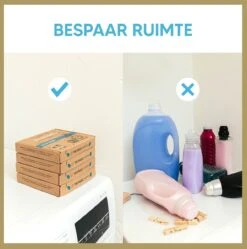 Wasmiddeldoekjes - Ocean Breeze Wasstrips 64 Wasbeurten – Wasmiddel Wasdoekjes - Natuurlijke Wasverzachter – Vegan – Zero Waste -Dagelijkse Benodigdheden Winkel 1190x1200