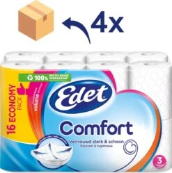 Edet Comfort - 3-laags Wc Papier - 64 Rollen 5 Edet Comfort - 3-laags Wc Papier - 64 Rollen -Dagelijkse Benodigdheden Winkel 1192x1200 4