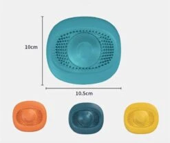 Heuts Goods - Gootsteenzeef - Gootsteenstop - Afvoerzeef - Afvoerstop - Spoelbal - Bad - Douchebak - Keuken - Wasbak - Badkuip - Siliconen - Donkerblauw -Dagelijkse Benodigdheden Winkel 1200x1006