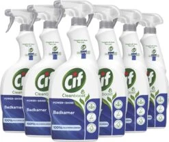 Cif CleanBoost Power & Shine Badkamer Spray - 6 X 750 Ml - Voordeelverpakking -Dagelijkse Benodigdheden Winkel 1200x1009 5