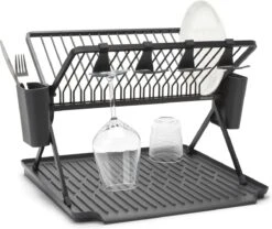 Brabantia SinkSide Afdruiprek - Inklapbaar - Dark Grey -Dagelijkse Benodigdheden Winkel 1200x1010 1