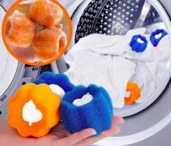 Merkloos Wasbol - Kat - Haarverwijderaar Voor Huisdieren - Haarverwijderaar - Wasbollen Voor Wasmachine - Wasbollen - 6 Stuks - Drogerballen. -Dagelijkse Benodigdheden Winkel 1200x1027