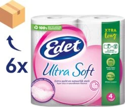 Edet Ultra Soft Xtra Long 4-laags Toiletpapier - 24 = 48 Rollen -Dagelijkse Benodigdheden Winkel 1200x1029 3