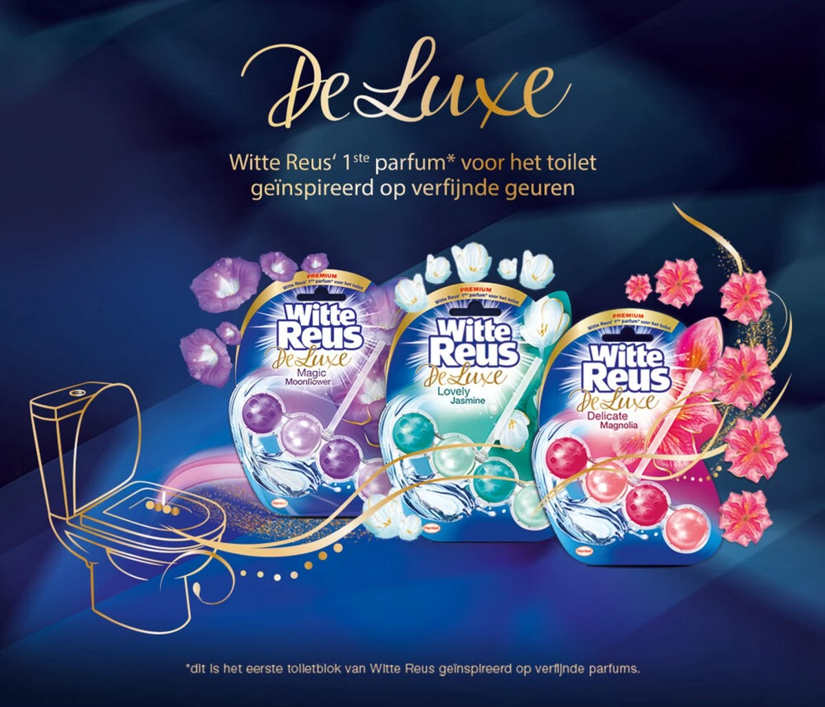 Witte Reus DeLuxe Toiletblok - Magic Moonflower - WC Blokjes Voordeelverpakking - 10 Stuks 14 Witte Reus DeLuxe Toiletblok - Magic Moonflower - WC Blokjes Voordeelverpakking - 10 Stuks - Afbeelding 14