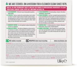 Ecover - Vaatwastabletten All In One - 68 Tabs -Dagelijkse Benodigdheden Winkel 1200x1038