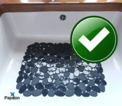 Merkloos Papillon - Gootsteenmat - 40x30 Cm - Kiezels Zwart -Dagelijkse Benodigdheden Winkel 1200x1039 1