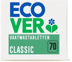 Ecover - Vaatwastabletten Classic - 70 Tabs -Dagelijkse Benodigdheden Winkel 1200x1040 1