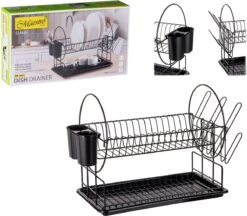 Maestro - Afdruiprek 2 Bestekrekken Wateropvangbak - 50cm -Dagelijkse Benodigdheden Winkel 1200x1051 2