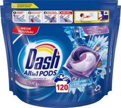Dash All In 1 Wasmiddel Pods - Oceaanrust Wascapsules - Voordeelverpakking 3 X 40 Wasbeurten