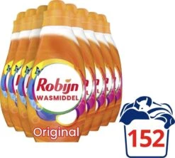 Robijn Klein & Krachtig Color Vloeibaar Wasmiddel - 8 X 19 Wasbeurten - Voordeelverpakking 12 Robijn Klein & Krachtig Color Vloeibaar Wasmiddel - 8 X 19 Wasbeurten - Voordeelverpakking -Dagelijkse Benodigdheden Winkel 1200x1078