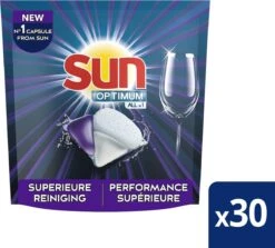 SUN® Sun Optimum All-in 1 Regular Capsules - 30 Vaatwastabletten - Maandbox -Dagelijkse Benodigdheden Winkel 1200x1084 5