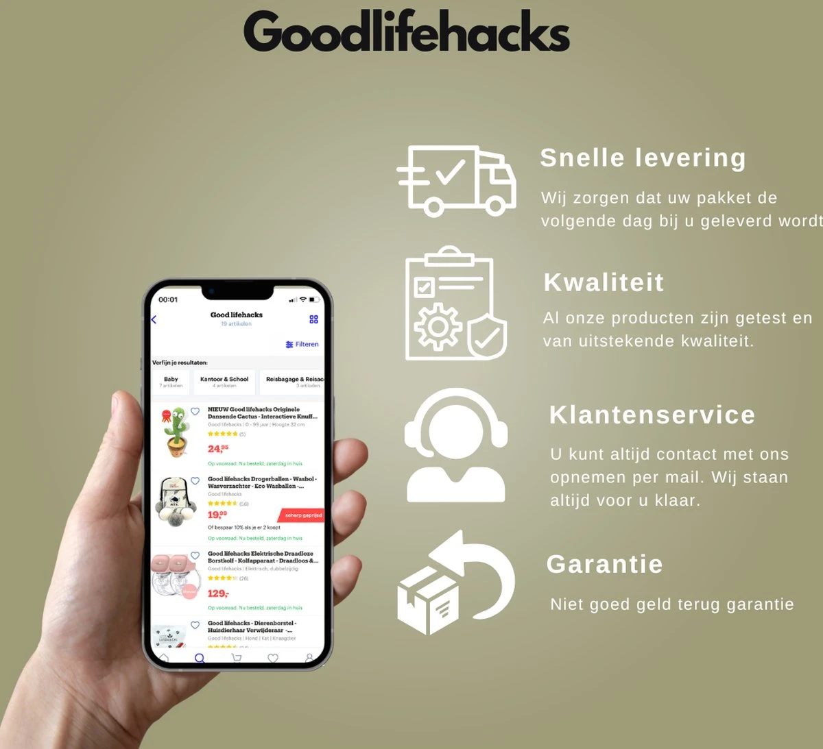 Goodlifehacks Originele XL 6 Stuks Drogerballen - Wasbollen - Wasverzachter - Zero Waste Dryerballs - Duurzaam - Herbruikbare Droogballen - Wit & Grijs - Energie Besparen 5 Goodlifehacks Originele XL 6 Stuks Drogerballen - Wasbollen - Wasverzachter - Zero Waste Dryerballs - Duurzaam - Herbruikbare Droogballen - Wit & Grijs - Energie Besparen - Afbeelding 5