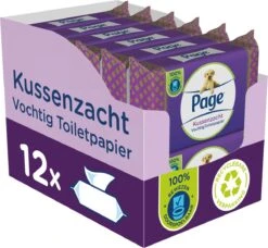 Page Vochtig Toiletpapier - 12 X 38 Stuks - Kussenzacht Vochtig Wc Papier - Voordeelverpakking -Dagelijkse Benodigdheden Winkel 1200x1106 3