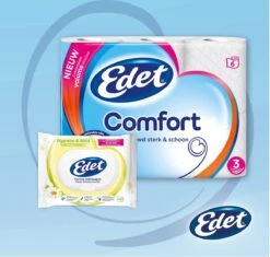 Edet Comfort Toiletpapier - 3-laags - 24 Rollen -Dagelijkse Benodigdheden Winkel 1200x1140 4