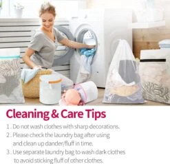 BOTC Waszakken - Wasnetten - Set Van 5 - Bescherm Je Wasgoed En Wasmachine - Transparant -Dagelijkse Benodigdheden Winkel 1200x1160 11