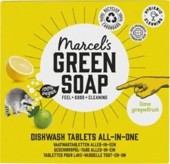 Marcel's Green Soap Vaatwastabletten Grapefruit & Limoen - 25 Stuks -Dagelijkse Benodigdheden Winkel 1200x1162 4