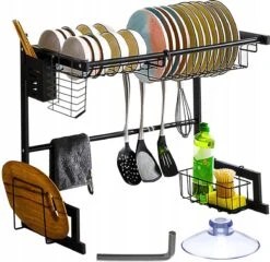 Afdruiprek Droger Zwart Voor Bestek Boven De Gootsteen 65 Cm X 29 Cm X 52 Cm 13 Afdruiprek Droger Zwart Voor Bestek Boven De Gootsteen 65 Cm X 29 Cm X 52 Cm -Dagelijkse Benodigdheden Winkel 1200x1167 4