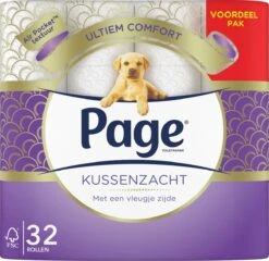 Page Toiletpapier - 32 Rollen - Kussenzacht Wc Papier (3-laags) - Voordeelverpakking 26 Page Toiletpapier - 32 Rollen - Kussenzacht Wc Papier (3-laags) - Voordeelverpakking -Dagelijkse Benodigdheden Winkel 1200x1167 5