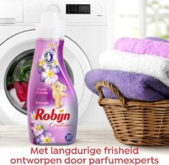 Robijn Creations Paarse Orchidee & Bosbessen Wasverzachter - 8 X 30 Wasbeurten - Voordeelverpakking 11 Robijn Creations Paarse Orchidee & Bosbessen Wasverzachter - 8 X 30 Wasbeurten - Voordeelverpakking -Dagelijkse Benodigdheden Winkel 1200x1169 2