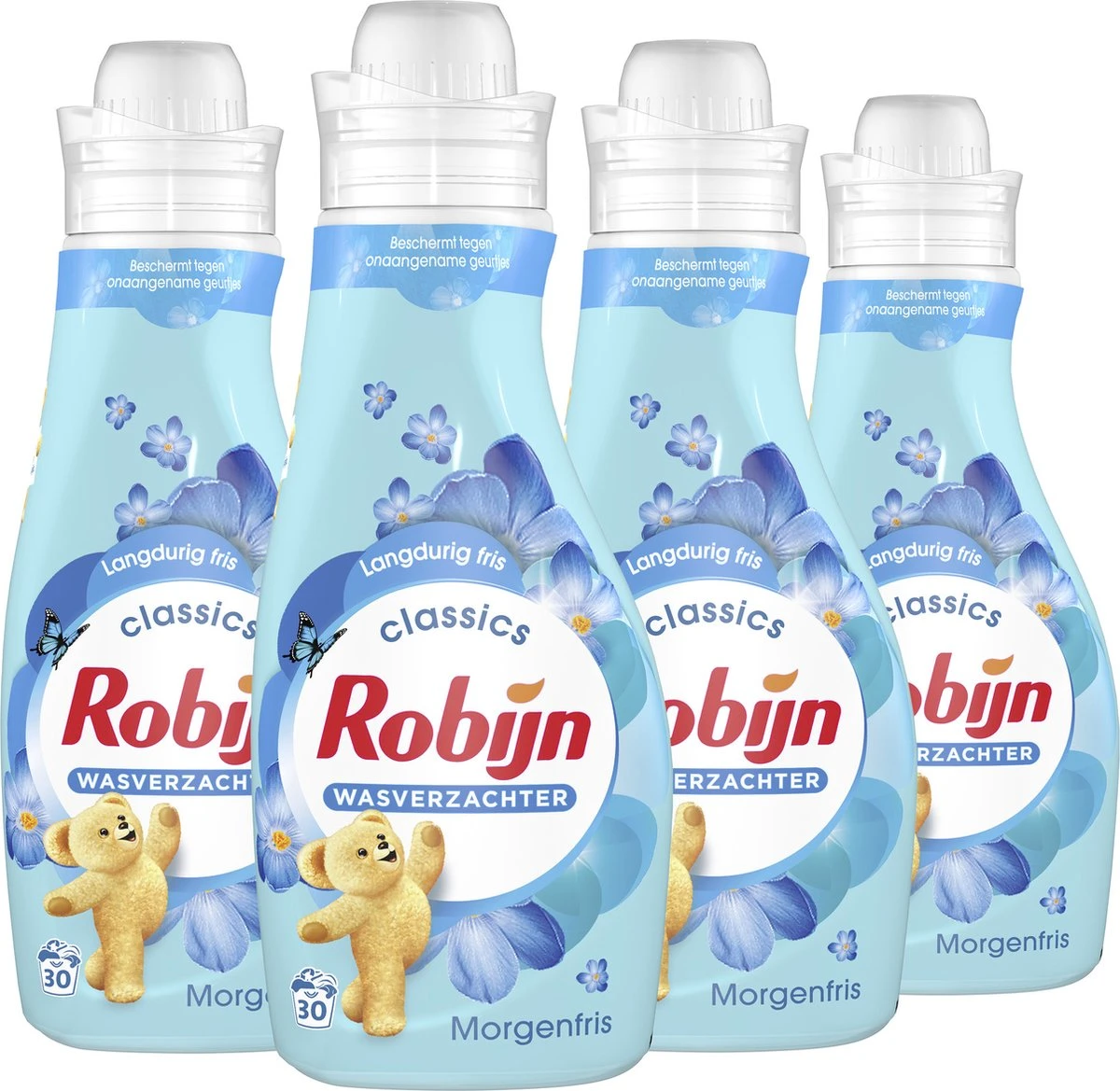 Robijn Classics Morgenfris Wasverzachter - 4 X 30 Wasbeurten - Voordeelverpakking 3 Robijn Classics Morgenfris Wasverzachter - 4 X 30 Wasbeurten - Voordeelverpakking - Afbeelding 3