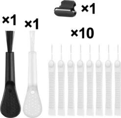 Merkloos Complete Schoonmaak Set Laadpoort Stofverwijderaar Geschikt Voor Apple Iphone Pro En Airpods - Dust Cover Cleaning Kit – Oplaadpoort Schoonmaken – Stofkapje Anti Stof Plug Schoonmaakset Tips -Dagelijkse Benodigdheden Winkel 1200x1171 4