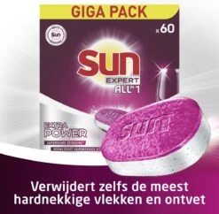 SUN® Sun Expert All-in 1 Vaatwastabletten - 60 Tabletten - Voordeelverpakking 12 SUN® Sun Expert All-in 1 Vaatwastabletten - 60 Tabletten - Voordeelverpakking -Dagelijkse Benodigdheden Winkel 1200x1176 3