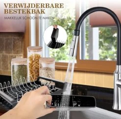 MIRI Afdruiprek – Afwasrek – Uitschuifbaar – Met Lekbak In Gootsteen – Afwas – Roestvrij Staal – Zwart 13 MIRI Afdruiprek – Afwasrek – Uitschuifbaar – Met Lekbak In Gootsteen – Afwas – Roestvrij Staal – Zwart -Dagelijkse Benodigdheden Winkel 1200x1185 2