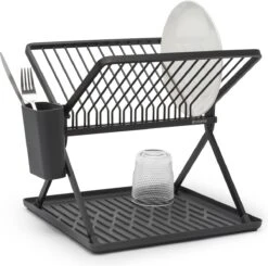 Brabantia SinkSide Afdruiprek - Inklapbaar - Compact - Dark Grey -Dagelijkse Benodigdheden Winkel 1200x1191 10