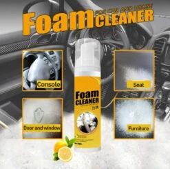 TLVX Bekleding Reiniger / Schuim Reiniger / Vlekken Reinigen / Interieur Reiniger / Foam Cleaner / 150ml / Auto Schoonmaak / Citroen Geur / Auto Interieur Reiniger / Vlekken Verwijderen Bankstel / Auto Stoel Schoonmaken / Effectief! -Dagelijkse Benodigdheden Winkel 1200x1191 11