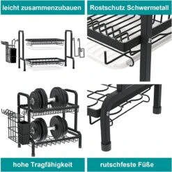 Dish Drying Rack Drainer Afdruiprek Metaal Afvoerafdruiprek Met Druppelbak Black Decker Droogrek Zwart Afdruiprek Brabantiaafdruiprek Metaal Muur -Dagelijkse Benodigdheden Winkel 1200x1197 21