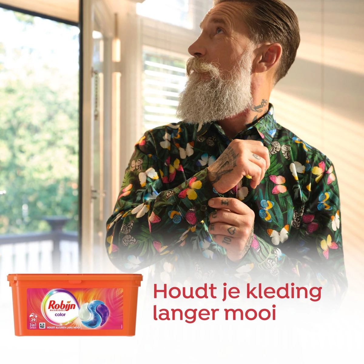 Robijn Color 3 In 1 Wascapsules - 3 X 29 Wasbeurten - Halfjaarbox 6 Robijn Color 3 In 1 Wascapsules - 3 X 29 Wasbeurten - Halfjaarbox - Afbeelding 6