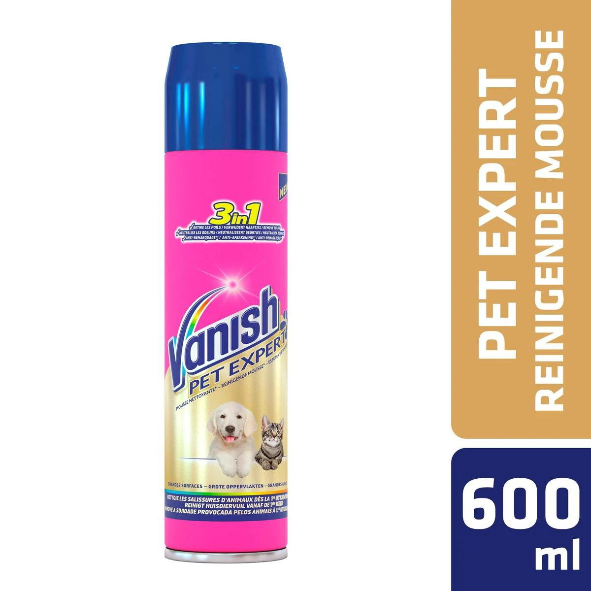 Vanish Pet Expert Schuim 600ml 6 Vanish Pet Expert Schuim 600ml - Afbeelding 6
