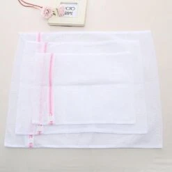 Waszak Set Van 3 Stuks Met Rits - BH/Lingerie/Sokken/Schoenen Wasnet Waszakjes Laundry Bag - Waszakken - Klein/Medium/Groot -Dagelijkse Benodigdheden Winkel 1200x1200 1052