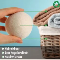 Merkloos Drogerballen Wol XL 6 Stuks - Duurzaam - Wasverzachter - Drogerbollen - Wasdrogerballen - Wasbollen 7 Merkloos Drogerballen Wol XL 6 Stuks - Duurzaam - Wasverzachter - Drogerbollen - Wasdrogerballen - Wasbollen -Dagelijkse Benodigdheden Winkel 1200x1200 1115