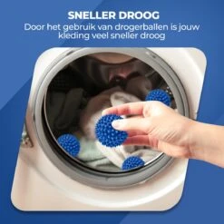 Roegaarden Drogerballen - Wasbollen - 6 Stuks - Siliconen - Sneller Droog - Anti-kreuk -Dagelijkse Benodigdheden Winkel 1200x1200 1118