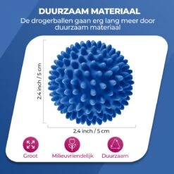 Roegaarden Drogerballen - Wasbollen - 6 Stuks - Siliconen - Sneller Droog - Anti-kreuk -Dagelijkse Benodigdheden Winkel 1200x1200 1119