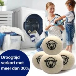 Drogerballen 6 Stuks - Wasbol - Droogballen - Herbruikbare Wasbollen - Wasverzachter - Wasdrogerballen - Doseerbol -Dagelijkse Benodigdheden Winkel 1200x1200 1153