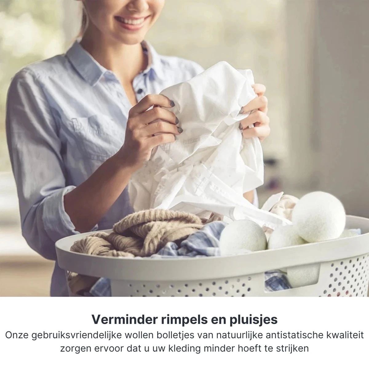 Wollen Drogerballen - Duurzaam & Milieuvriendelijk - Wasbol - Verkort Droogtijd - Droogballen - Hypoallergeen En Chemicaliënvrij - Bespaar Op Energierekening - Wasdroger Ballen - Wasbollen 5 Wollen Drogerballen - Duurzaam & Milieuvriendelijk - Wasbol - Verkort Droogtijd - Droogballen - Hypoallergeen En Chemicaliënvrij - Bespaar Op Energierekening - Wasdroger Ballen - Wasbollen - Afbeelding 5