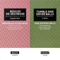 Lavayette XL Drogerballen Met 25ml Wasparfum - WasdrogerBallen – Droogballen – Wasbol – 100% Nieuw-Zeelands Schapenwol – Milieu- En Diervriendelijk – 6 Stuks -Dagelijkse Benodigdheden Winkel 1200x1200 1216